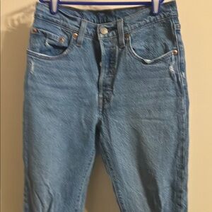 Levi's Blue Straight Leg Jeans Classic Denim